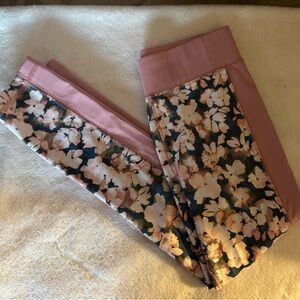 OshKosh B'gosh Floral Leggings - Pink and Black